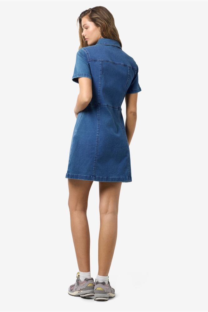 NMNISA S/S SLIM DENIM DRESS VI534MB 27032702 MEDIUM BLUE DENIM